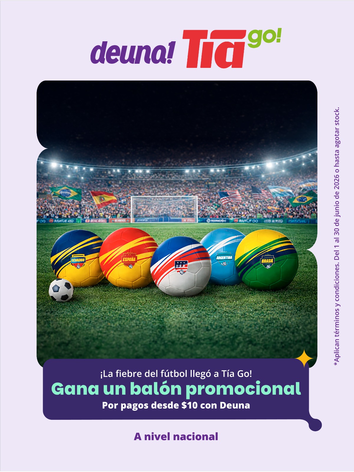 PROMO MUNDIAL DEUNA EN TIA GO!